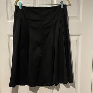 Context Classic Black A-Line Skirt